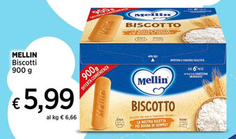 Ipercoop MELLIN Biscotti 900 g offerta