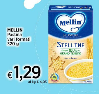 MELLIN Pastina vari formati 320 g