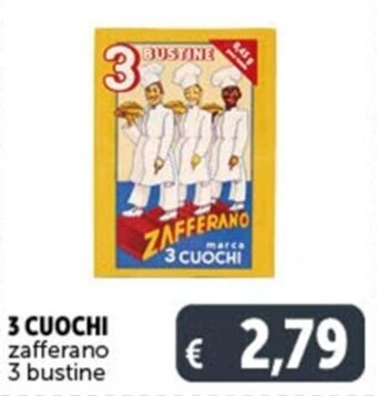 3 CUOCHI zafferano 3 bustine