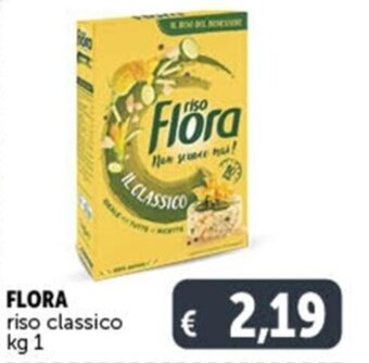 Deco Supermercati FLORA riso classico kg 1 offerta