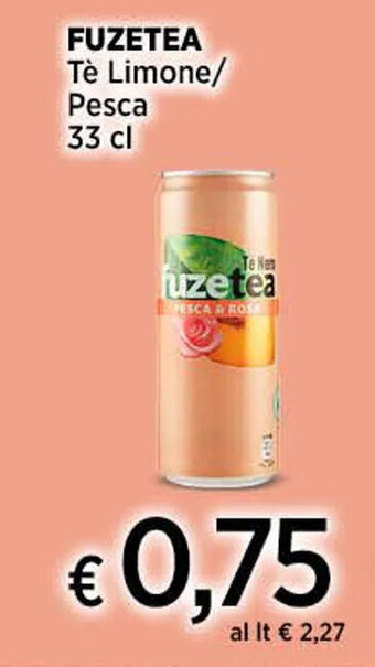 FUZETEA Tè Limone/ Pesca 33 cl