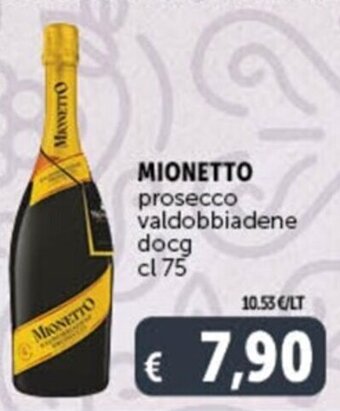 Deco Supermercati MIONETTO prosecco valdobbiadene docg cl 75 offerta