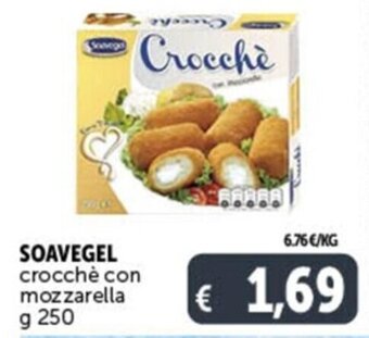 Deco Supermercati SOAVEGEL crocchè con mozzarella g 250 offerta