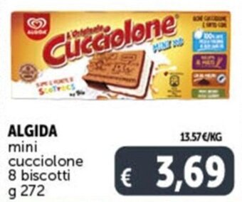 Deco Supermercati ALGIDA mini cucciolone 8 biscotti g 272 offerta