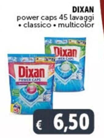 Deco Supermercati DIXAN power caps 45 lavaggi • classico • multicolor offerta