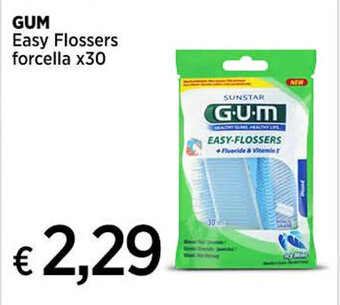 Ipercoop GUM Easy Flossers forcella x30 offerta
