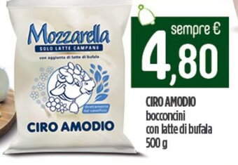 Ciro Amodio CIRO AMODIO bocconcini con latte di bufala 500 g offerta