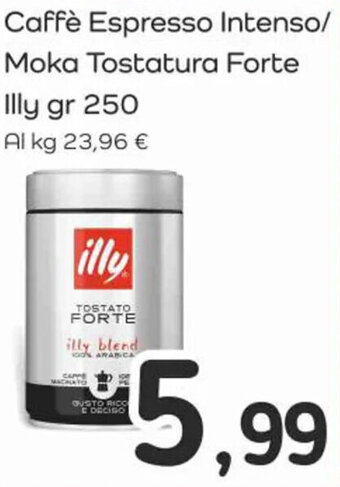 Famila Market Caffè Espresso Intenso/ Moka Tostatura Forte Illy gr 250 offerta