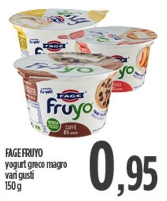 Ciro Amodio FAGE FRUYO yogurt greco magro vari gusti 150 g offerta