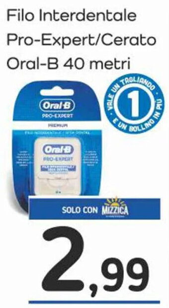 Famila Market Filo Interdentale Pro-Expert/Cerato Oral-B 40 metri offerta