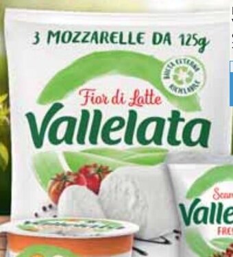 Carrefour Mozzarella Fior di latte Vallelata 375 g offerta