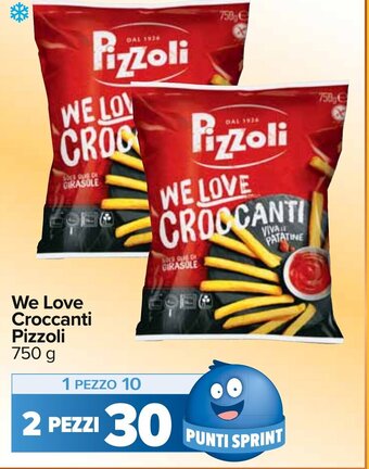Carrefour We Love Croccanti Pizzoli 750 g offerta