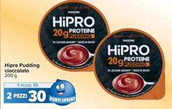 Carrefour Hipro Pudding cioccolato 200 g offerta