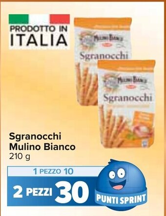 Carrefour Sgranocchi Mulino Bianco 210 g offerta