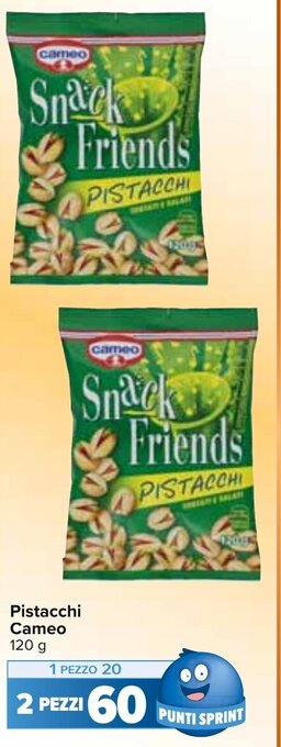Carrefour Pistacchi Cameo 120 g offerta