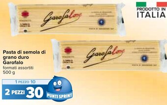 Carrefour Pasta di semola di grano duro Garofalo 500 g offerta