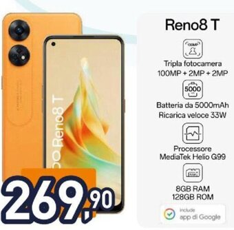 Unieuro OPPO Reno8 T offerta
