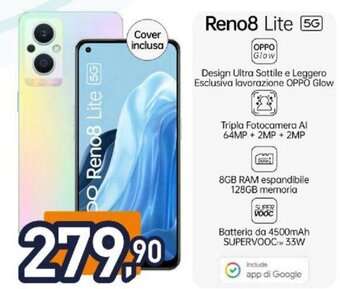 Unieuro OPPO Reno8 Lite (5G) offerta