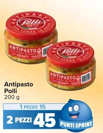 Carrefour Antipasto Polli 200 g offerta