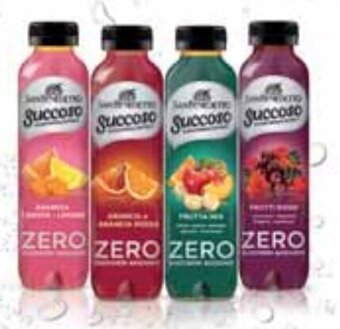 Carrefour Succosi Zero San Benedetto gusti assortiti 400 ml offerta