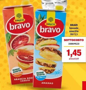 BRAVO bevande assortite litri 1,5