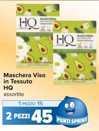 Carrefour Maschera Viso in Tessuto HQ assortite offerta