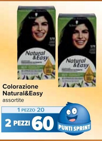 Carrefour Colorazione Natural&Easy assortite offerta
