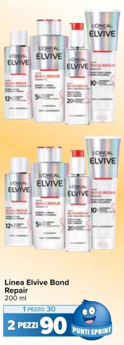 Carrefour Linea Elvive Bond Repair 200 ml offerta