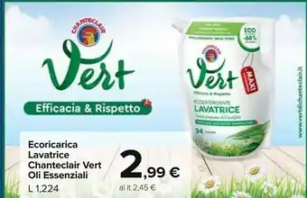 Carrefour Market Chanteclair Ecoricarica Lavatrice Vert offerta