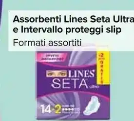 Carrefour Market Lines Seta Ultra Con Ali Salviettine Detergenti 11 Pezzo(i) offerta