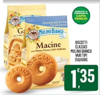 Despar BISCOTTI CLASSICI MULINO BIANCO VARI TIPI 350/400G offerta