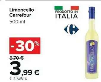 Carrefour Limoncello offerta