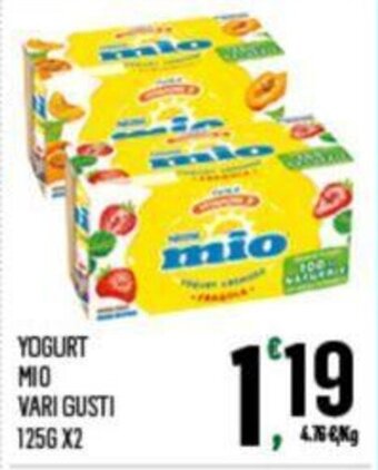 Despar YOGURT MIO VARI GUSTI 125G X2 offerta