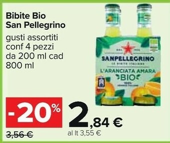 Carrefour San Pellegrino Aranciata offerta