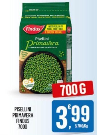 Despar PISELLINI PRIMAVERA FINDUS 700G offerta