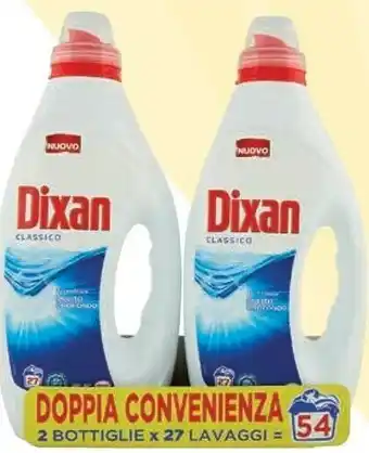 Conad Dixan Detersivo Liquido Per Lavatrice Classico 2700 Ml offerta