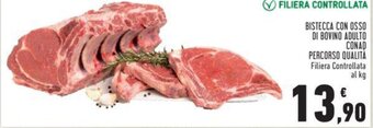 Conad BISTECCA CON OSSO DI BOVINO ADULTO CONAD PERCORSO QUALITÀ offerta