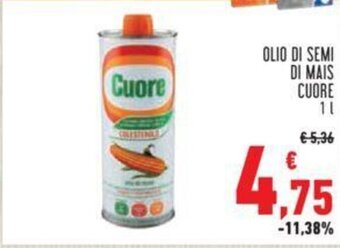 Conad OLIO DI SEMI DI MAIS CUORE 1 l offerta