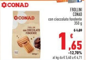 Conad FROLLINI CONAD 350 g offerta