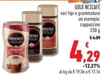 Conad GOLD NESCAFE 250 g offerta