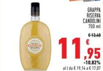 Conad GRAPPA RISERVA CANDOLINI 700 ml offerta