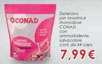 Conad Detersivo per lavatrice monodose CONAD offerta