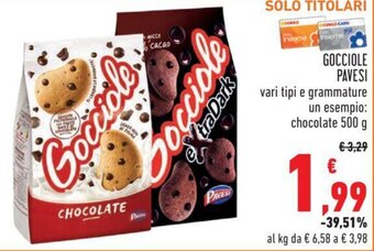 Conad GOCCIOLE PAVESI 500 g offerta