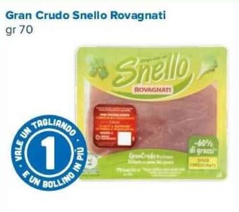 Gran Crudo Snello Rovagnati gr 70