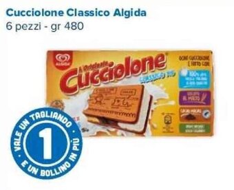 Tigre Cucciolone Classico Algida 6 pezzi - gr 480 offerta