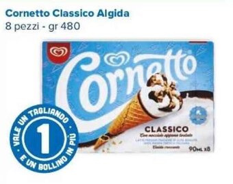 Tigre Cornetto Classico Algida 8 pezzi - gr 480 offerta