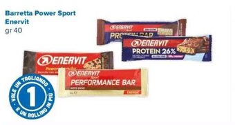 Tigre Barretta Power Sport Enervit gr 40 offerta