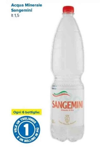 Tigre Acqua Minerale Sangemini lt 1,5 offerta