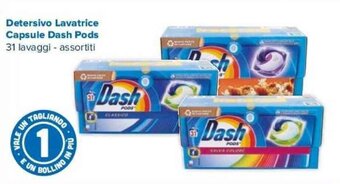 Tigre Detersivo Lavatrice Capsule Dash Pods 31 lavaggi - assortiti offerta