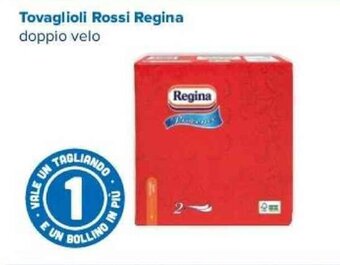 Tigre Tovaglioli Rossi Regina doppio velo offerta